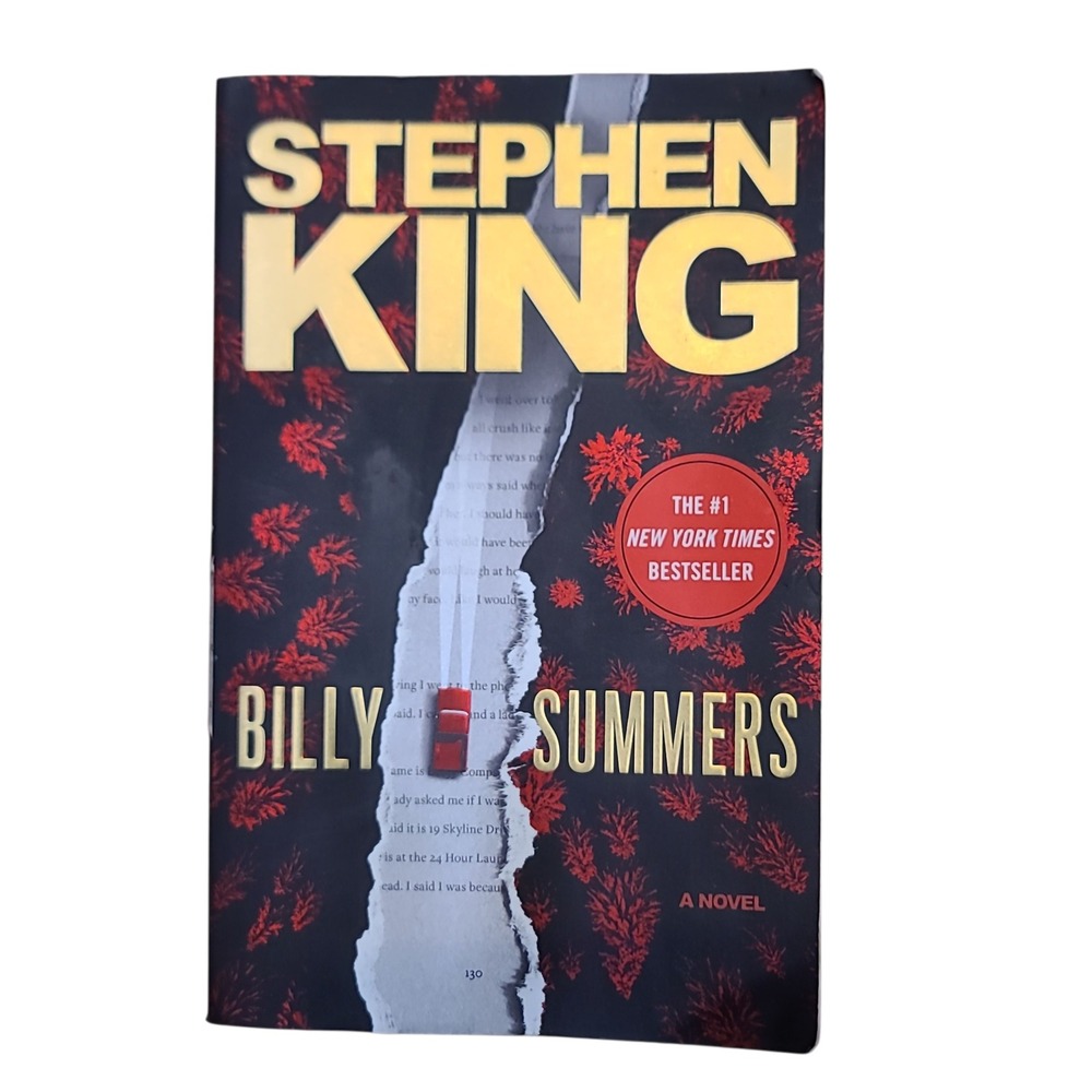 Stephen King Billy Summers Book A Novel #1 New York Times Bestseller